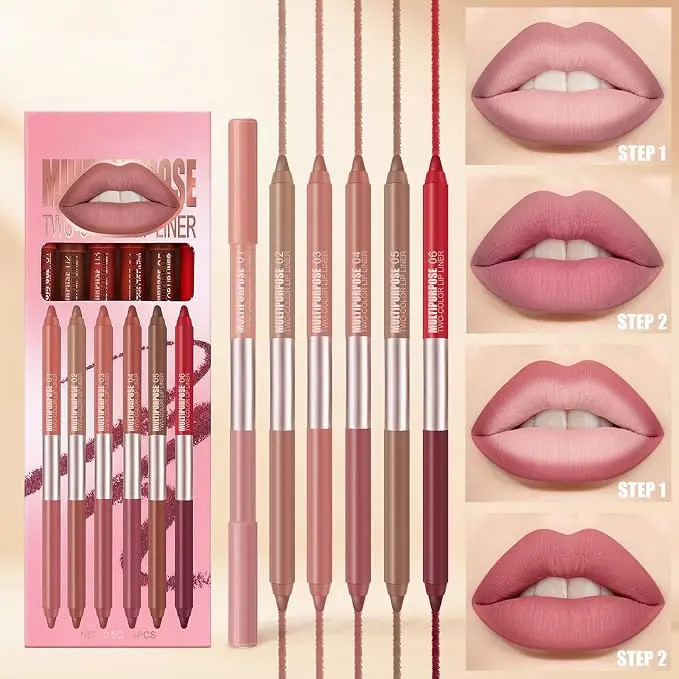 خط لب و رژ لب دو طرفه دراگون رانی مدل TWO COLOR