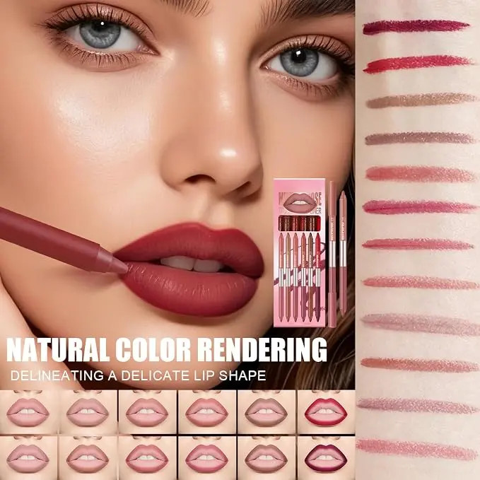خط لب و رژ لب دو طرفه دراگون رانی مدل TWO COLOR