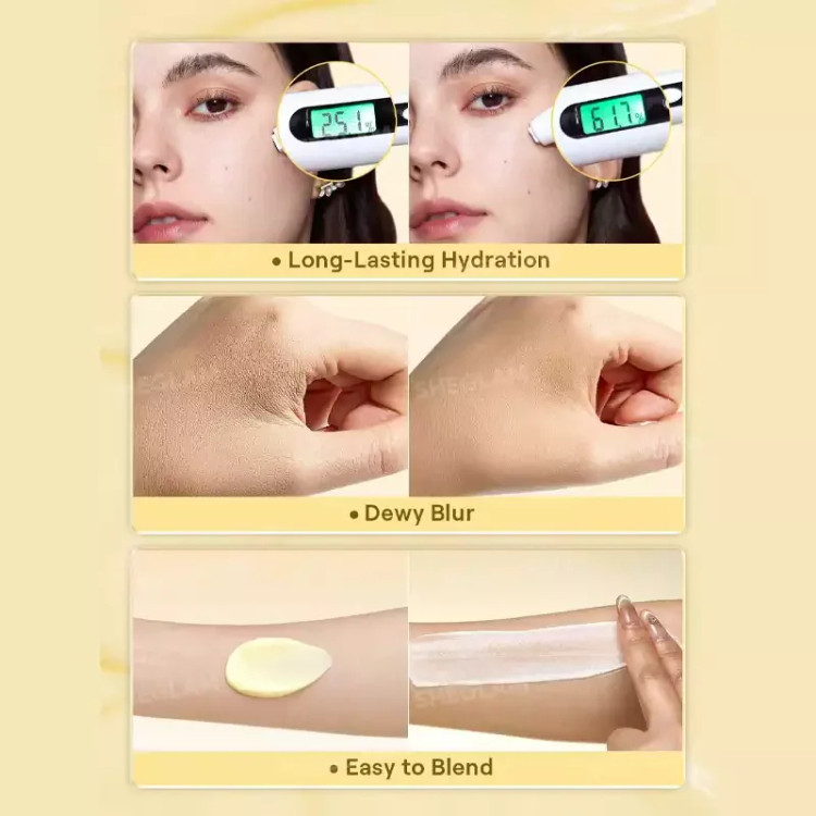 پرایمر صورت شیگلم مدل BUTTERY GLOW حجم 30 میل