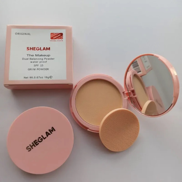 پنکک فول کاور شیگلم مدل GRIM POWDER وزن 19 گرم
