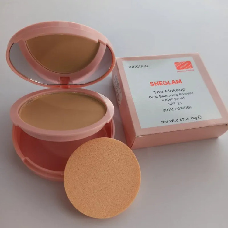 پنکک فول کاور شیگلم مدل GRIM POWDER وزن 19 گرم
