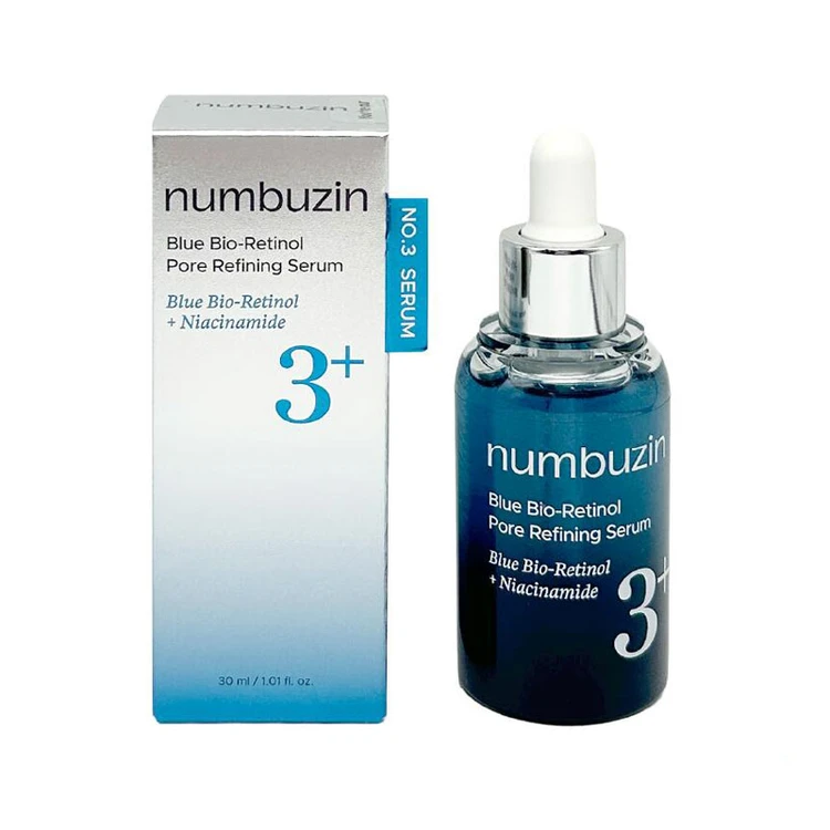 سرم صورت کنترل منافد نامبوزین شماره 3 مدل Blue Bio-Retinol حجم 30 میل
