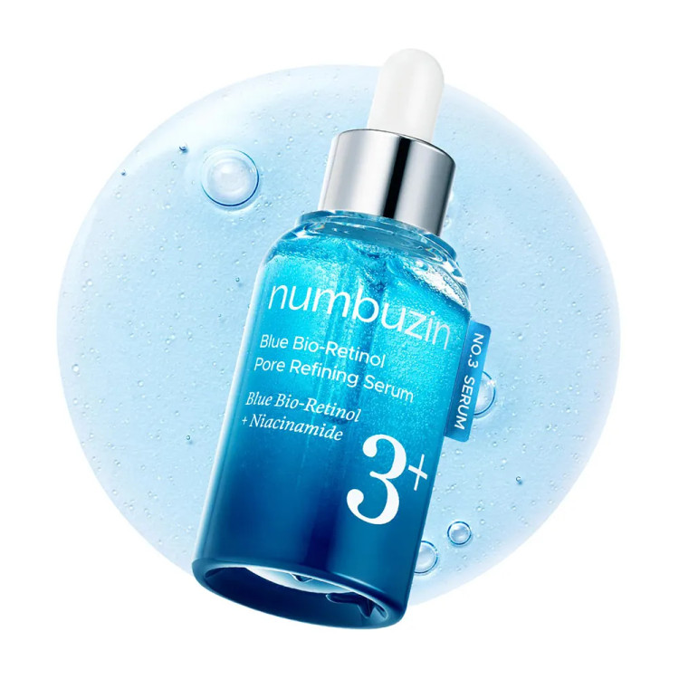 سرم صورت کنترل منافد نامبوزین شماره 3 مدل Blue Bio-Retinol حجم 30 میل