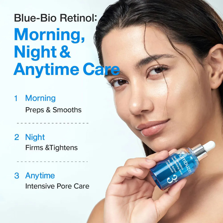 سرم صورت کنترل منافد نامبوزین شماره 3 مدل Blue Bio-Retinol حجم 30 میل