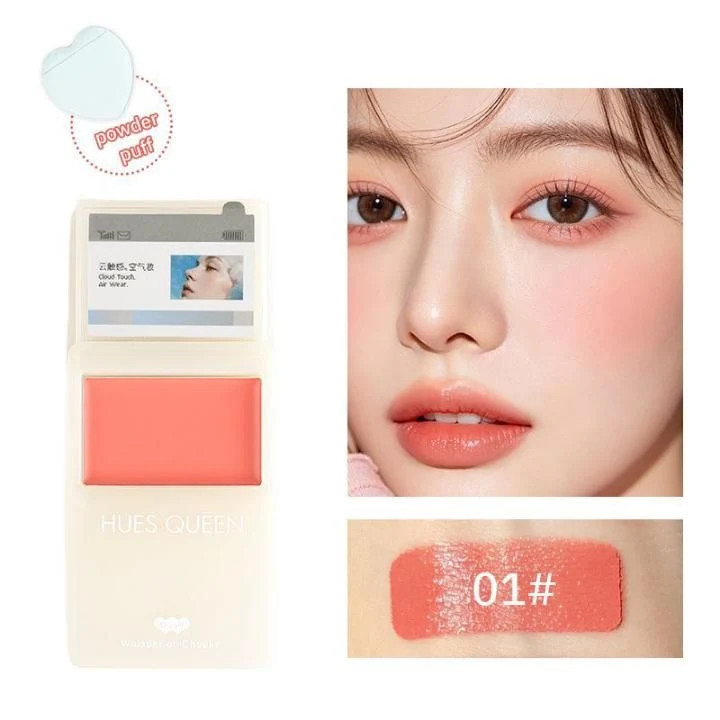 رژگونه موس لب دوکاره هویس کویین HUES QUEEN مدل Mousse Lip & Cheek
