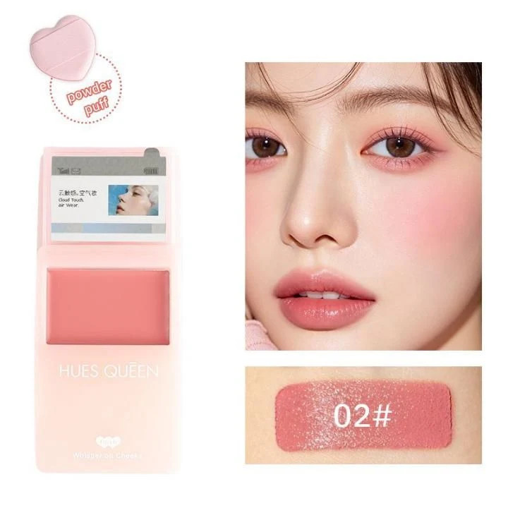 رژگونه موس لب دوکاره هویس کویین HUES QUEEN مدل Mousse Lip & Cheek
