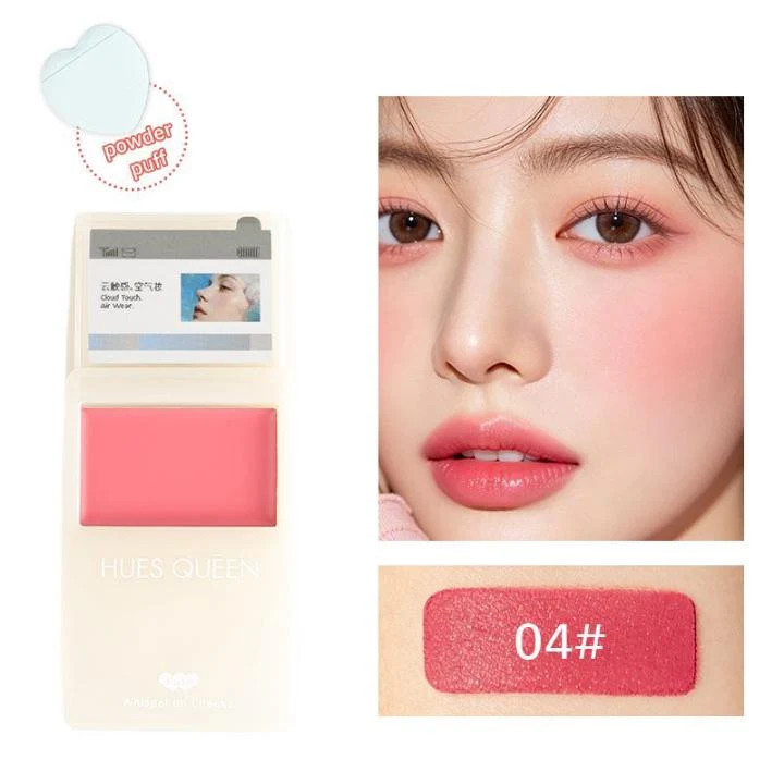 رژگونه موس لب دوکاره هویس کویین HUES QUEEN مدل Mousse Lip & Cheek