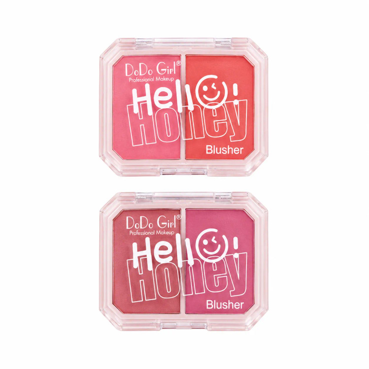 پالت رژگونه دودوگرل مدل Hello Honey وزن 8 گرم