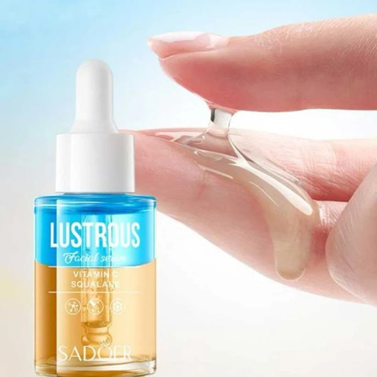 سرم صورت روشن کننده ویتامین C و اسکوالان سادور مدل Lustrous حجم 30 میل